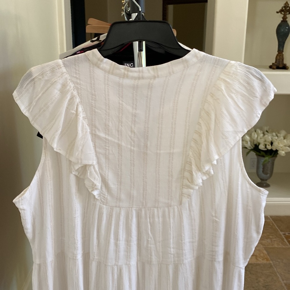Style & Co Shimmer Dress - white - size XXL. - Picture 5 of 5